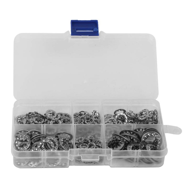 Mavaol Store Stainless Steel Washer Set, M3 M10, Serrated Internal Design, Anti Slip Vibration Resistant, Rusts Resistant, Sturdy Fasteners for Home and Industrial Use - Image 1